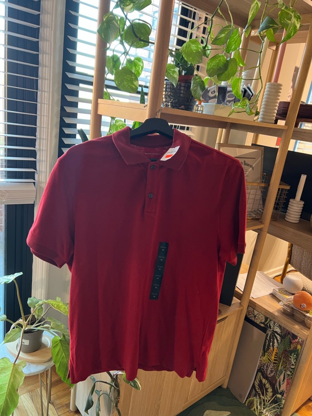 Banana Republic Red Polo